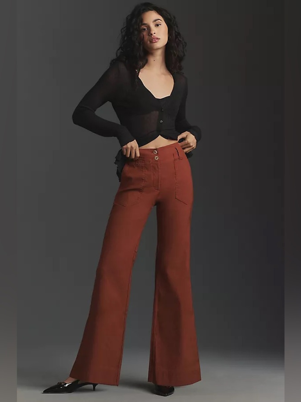 MAEVE The Naomi Wide-leg Flare Pants
